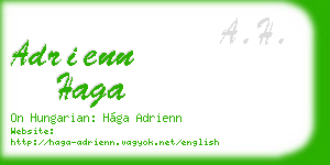 adrienn haga business card